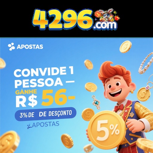 4296 Indique amigos para receber um bônus
